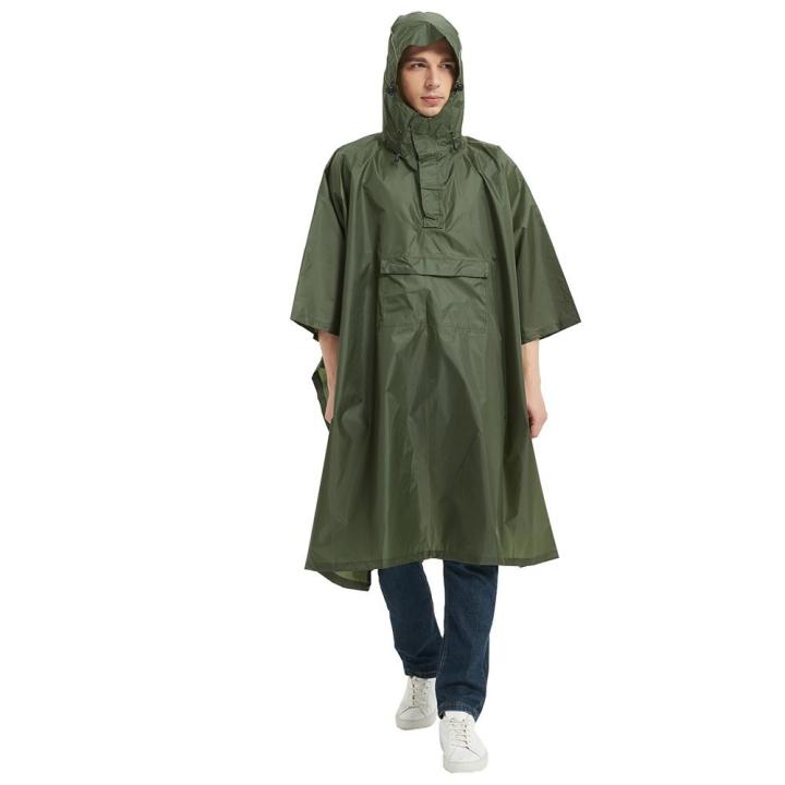 Camping%20Raincoat%20Hiking%20Through%20Hooded%20Poncho%20Polyester%20Taffo%20Rubber%20Raincoat%20Mountain%20Backpack%20Cover%20Poncho%20-%20Image%202