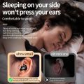 D90 Bluetooth Sleep Earphones Wireless Headset 5.3 With Comfortable Wearing Touch Control Headphone Earbuds for All Mobile Phone. 