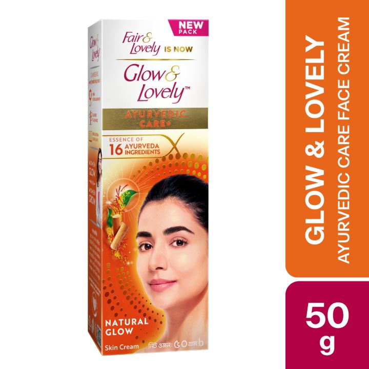 Glow & Lovely Face Cream Ayurvedic Care 50g