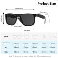 MAXJULI Polarized Sunglasses for Men and Women,UV Protection Rectangular Sun Glasses 8806.