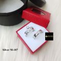 Valentine Couple Rings for Women and Men with Box - 2 Pieces (Grade-1 Quality) (Imported) - Rings - Ring - Ring for Women and Men.