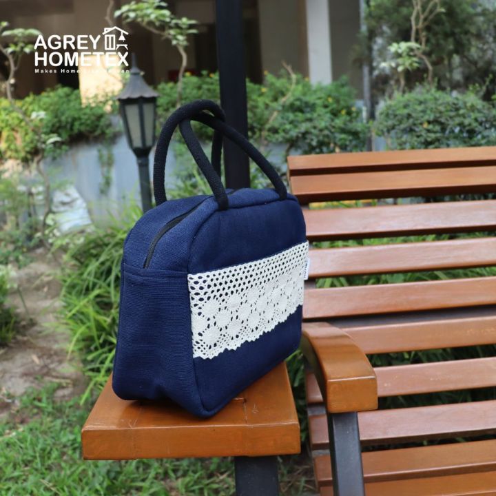 Lunch%20Carry%20Bag,%20Jute%20Fabric,%20Navy%20Blue,%20(10.5%E2%80%B3x8.5%E2%80%B3x5%E2%80%B3)%20-%20Image%204