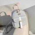 Women's Mini Backpack Luxury PU Leather Kawaii Backpack Cute Graceful Bagpack Small School Bags for Girls Bow-knot Leaf Hollow. 