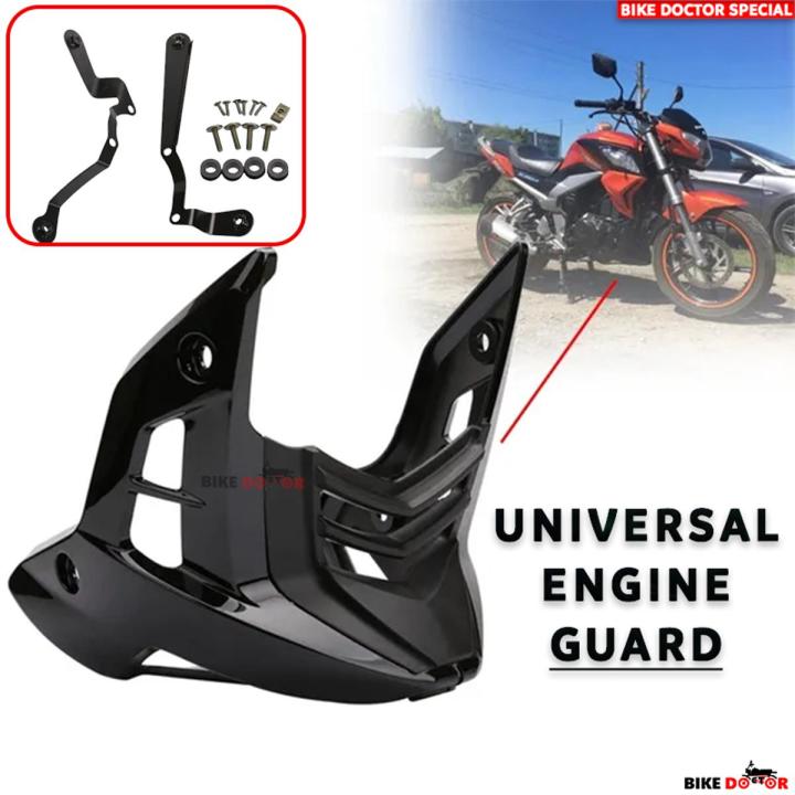 Universal Motorcycle Engine Guard (Pulsar, Apache, Gixxer, FZ and other related bikes)