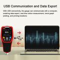 UNI-T paint film gauge thickness measurement 0-1250um USB transmission - black.