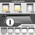 LED Table Lamp Metal Swing Arm Desk Lamp, Clamp Desk Lamp Dimmable With USB Charging Port,3 Color Modes Modern With 10 Brightnes. 