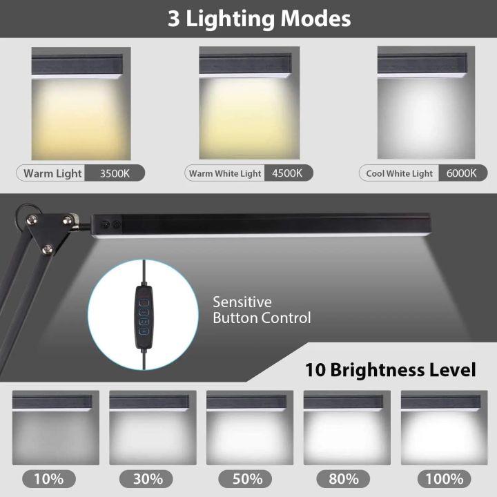 Modern%20Energy%20Saving%20LED%20Desk%20Lamp%20With%20Clamp%20Eye-Care%20Dimmable%20Light%20With%20USB%20Charging%20Port,3%20Color%20Modes%20with%2010%20Brightnes%20-%20Image%203