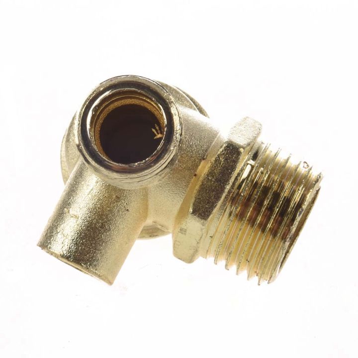 1pcs%203/8%20inch%20Female%20Thread%20Tube%20Connector%20Air%20Compressor%20Check%20Valve%20Gold%20&%201pcs%20Pressure%20Relief%20Valve%201/4%20PT%20Air%20Compression%20Valve%20Red%20+%20Gold%20-%20Image%202