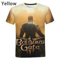 Baldur's Gate III games 3D printed T-shirt men women kids Short Sleeve T shirt casual hip hop summer tee tops graphic tshirt top. 