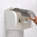 Waterproof Mobile Toilet Paper Holder Tissue Roll Stand Box with Shelf Rack Wall Mount Bathroom Accessory.