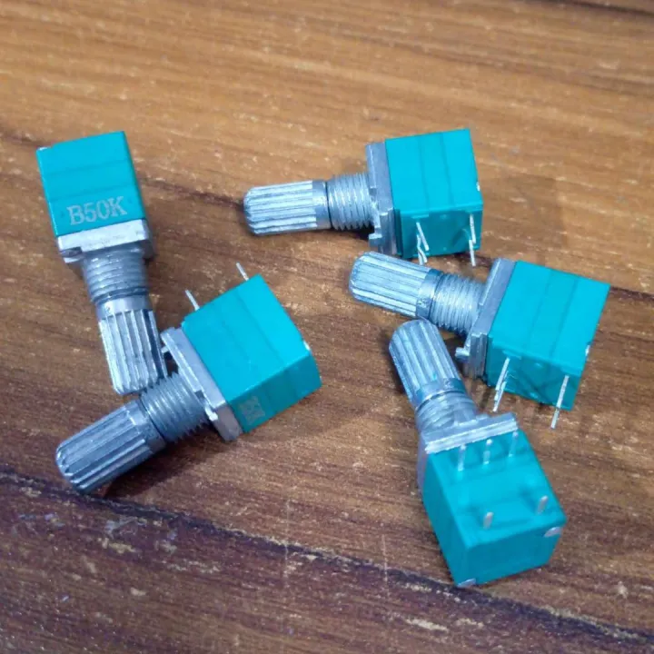 9mm%20RV09%20Square%20Stereo%2050K%20B503%20Linear%20Potentiometer%20With%20Spline%20Shaft%20Vertical%205%20Pin%20Rotary%20Stereo%20Volume%20Control%20Potentiometer%20-%20Image%202