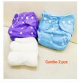 Baby Diapers of Wash Eligible Reusable Clothes-2 Pcs.