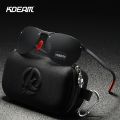 KDEAM Rimless Oval Men's Sunglasses Polarized TR90 Material Frame TAC Polarization Lense Soft Rubber Foot Cover.