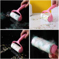Clothes dusting roller Replaceable Rolls Handle Sticky Roller Sticky Dust Paper Tearable Adhesive Brush Clothes Kit With Handle.