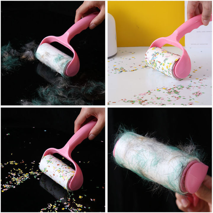 Clothes%20dusting%20roller%20Replaceable%20Rolls%20Handle%20Sticky%20Roller%20Sticky%20Dust%20Paper%20Tearable%20Adhesive%20Brush%20Clothes%20Kit%20With%20Handle%20-%20Image%205