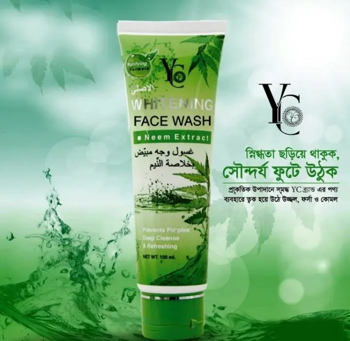YC%20Whitening%20Face%20Wash%20Neem%20Extract%20-%20100ml%20-%20Image%202
