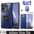 Infinix Note 50S Phone Case for Infinix Note 50 Pro Plus 50S 50X 5G 4G 4in1 Anti Spy Privacy Soft Hydrogel Film+Mobile phone holder.