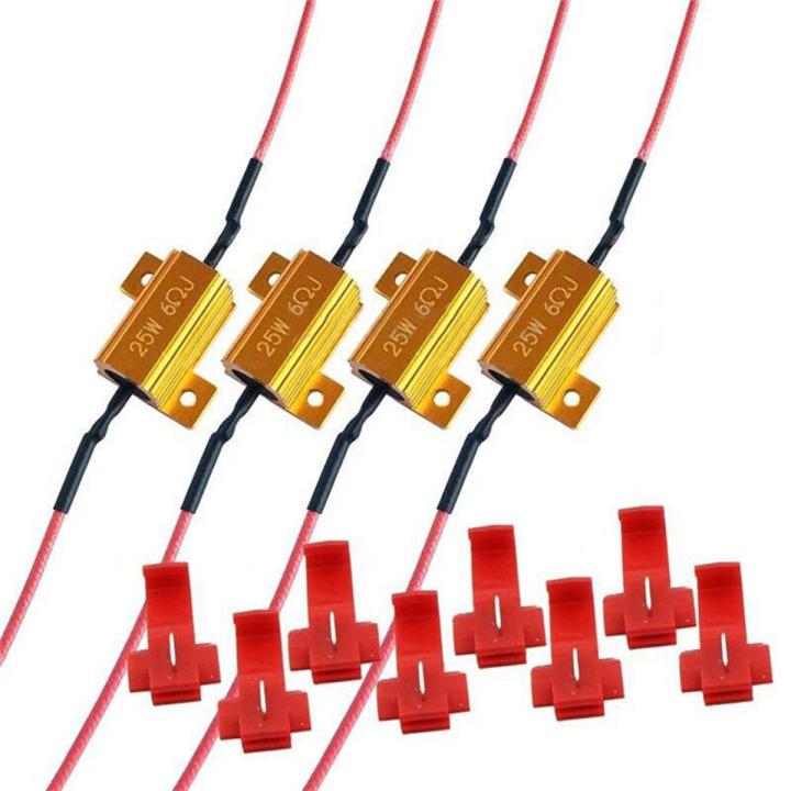 Graceful 50W 6 ohm RX24 Load Resistor Fix LED Bulb Fast Hyper Flash Turn Signal Blink