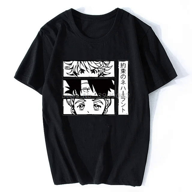 Anime%20The%20Promised%20Neverland%20Men's%20T%20Shirt%20Japan%20Manga%20Norman%20Ray%20Anime%20T-Shirt%20Unisex%20Funny%20Tshirt%20Streetwear%20Harajuku%20-%20Image%208