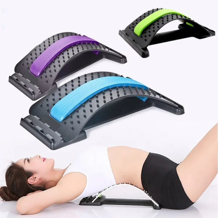Stretch Equipment Back Waist Massager Magic Stretcher Fitness Lumbar Support Relaxation Pain Relieve Fitness