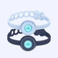 totwoo Long Distance Touch Bracelets for Couples-Candy Series, Vibration & Light up for Love Couples Bracelets Relationship Gift.