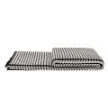 Classic Black and White Dot Bed Runner Blanket, Nordic Spot High Quality Decorative Blanket Bed Cover with Matching Pillow Case. 