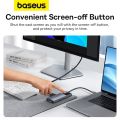 Baseus Type-C USB Hub, 6 Ports Splitter Hub-High Speed 10Gbps USB & Type-C, HDMI, RJ45(1000Mbps) for Laptop PC Computer, PD 100W Fast Charging. 