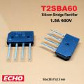 1ps T2SBA60 Silicon Bridge Rectifier 600V 1.5A Thin SIP. 