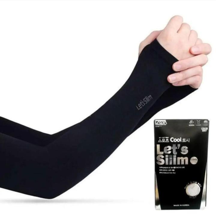 Refreshing Cool icy Arm Sleeves Using For Cycling, Driving and Traveling