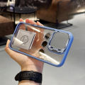 Metal Lens Protector Support Phone Case For iPhone 14 Pro Max Plus 13 12 11 Pro Max. 