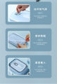 304 stainless steel lunch box student canteen single layer portable lunch box office worker lunch portable lunch box. 