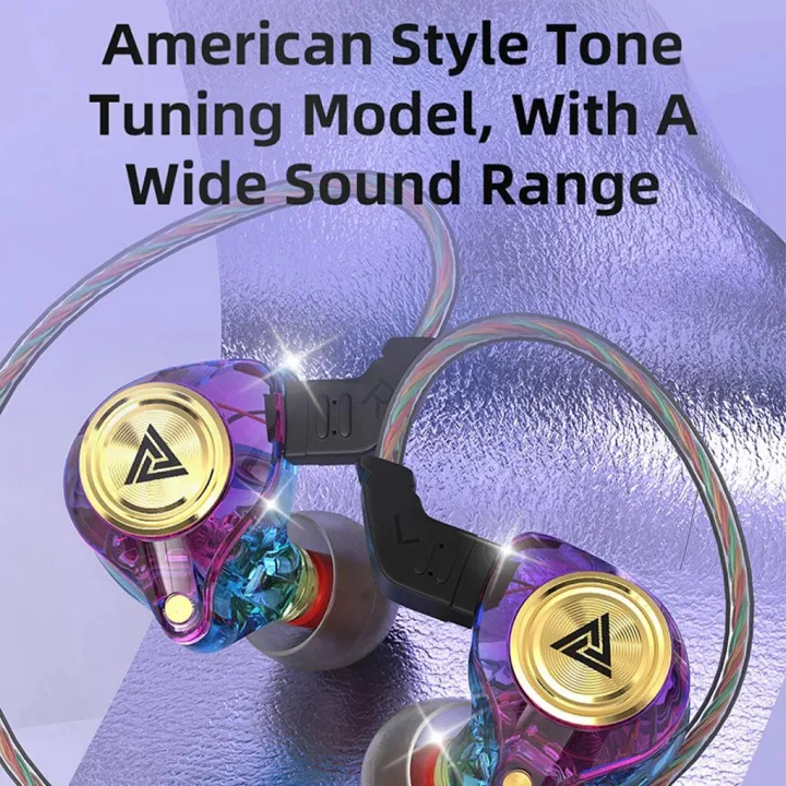 QKZ%20AK3%20FiLe%20Wired%20Earbuds%203%205mm%20Music%20Audio%20Earphone%20Long%20Cord%20Running%20Headset%20Replacement%20with%20Earcaps%20Cyan%20-%20Image%205