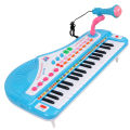 Mini Electronic Keyboard with Microphone Musical Instrument Electronic 37 Keyboard Piano(null). 