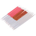 5pcs/Set soft pottery clay tool silicone stainlestwo head sculpting art tool.