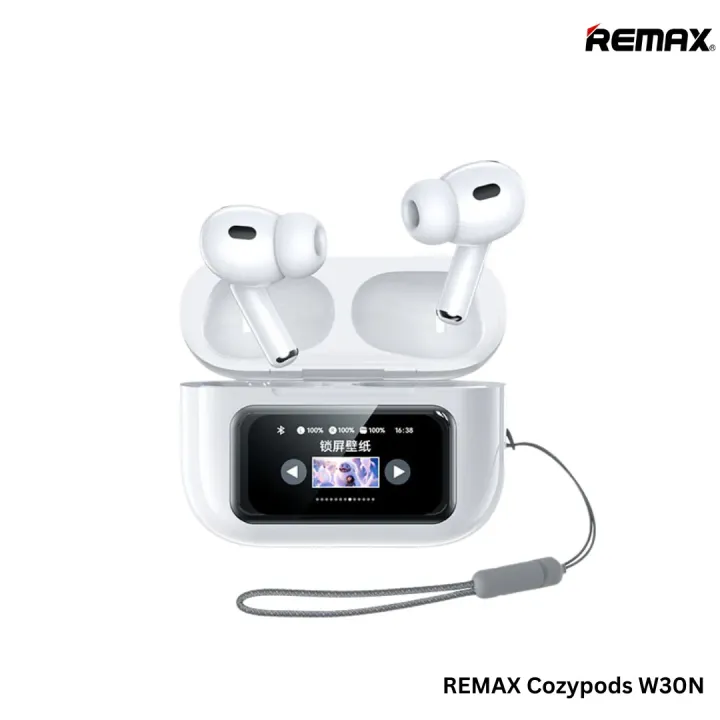 REMAX%20CozyPods%20W30N%20TWS%20Bluetooth%20V5.4%20Airpods%20Pro%202nd%20Generation%20Noise-Cancelling%20ANC%20True%20Wireless%20Earbuds%20with%20Touchscreen%20-%20Image%208