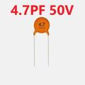 25Pcs- Ceramic Capacitor 4.7pF 50v Ceramic Disc Capacitor. 