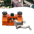 Chainsaw Sharpener Jig Hand-Cranked ChainSaw Sharpening Kit With 5 Burr For 4-22 Inch Chainsaw And Electric Saw.