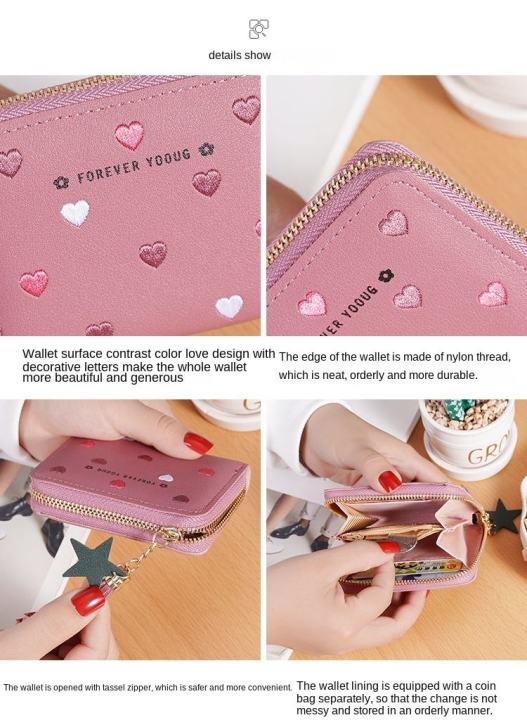 Stylish%20and%20Fashionable%20Ladies%20Hand%20Bag%20for%20Women%20-%20Mini%20Zipper%20Wallet%20for%20Women/%20Wallet%20Purse%20for%20Girls%20Simple%20Stylish%20-%20Female%20Short%20Purses%20for%20Girls%20-%20Image%205