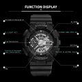 SYNOKE Men's Watch Digital Analog Dual Display Multifunction 50M Waterproof Sports Watch.