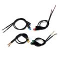 5/20/100 PCS M6 M8 Julet Sensor Waterproof Electric Bicycle Butt Joint Plug Male Female Ebike Display Cable Connector Wire 20cm.