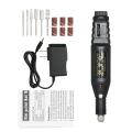 14pcs 100V-240V Mini Electric Grinder Drill Tool Variable Speed Rotary Engraving Pen Carve Tool Set for Milling Polishing US Plug. 