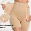 Women's Tummy Control with Buckle Shapewear Panties High Waist Trainer Female Slimming Body Shaper Shorts Large Size.