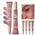 USHAS Liquid Blush (3 in 1) Multiblush for Eyes + Lips + Cheeks beautiful silky finish with a natural slim shine bloom Long Lasting, Waterproof and Natural Looking. 