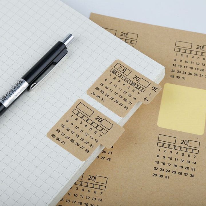 4 Sheets/set Handwritten Calendar Notebook
Calendar Sticker
Index Label Sticker
Kraft Paper
Organizer
Kawaii
Stationery
4 Sheets/set
High Quality
Useful