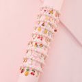 Markersland Cute Clourful Children's Pearl Bracelets Girls Princess Beads Cartoon Charm Kids Bracelet Accessories Wholesale. 