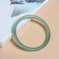 Natural Ice Agate Bracelet Round Flat Bar Clear Water Green Jade Bracelet Chalcedony Maiden Oil Green Bracelet Manufacturers Wholesale One Generation. 