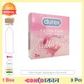 Durex Extra Thin Bubblegum Condom 1  Box (3 Pcs) Indian. 