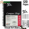 A4/A5 120 Pages Signature Visual Art Diary 110gsm. 