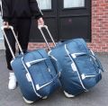 Travel Trolley Bag & Trolley. H. T. S. High Quality Nylon Soft Febric 100 % Waterproof and Washable Made In China Size 20.24. 