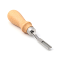 Oblique Width Edger DIY Hand Leather Carving Tool Leather Edge Bevel Tool Wide Mouth Thinning Knife Leather Edge Bevel Tool. 